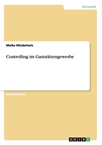 Controlling im Gaststättengewerbe