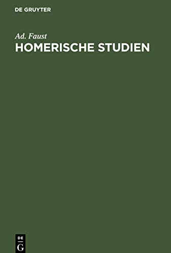 Homerische Studien