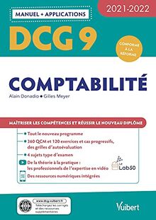 DCG 9, comptabilité : manuel + applications : conforme à la réforme, 2021-2022