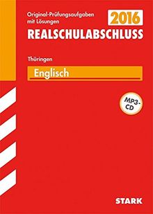 Abschlussprüfung Regelschule Thüringen - Englisch Realschulabschluss, mit MP3-CD