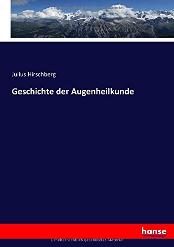 Geschichte der Augenheilkunde
