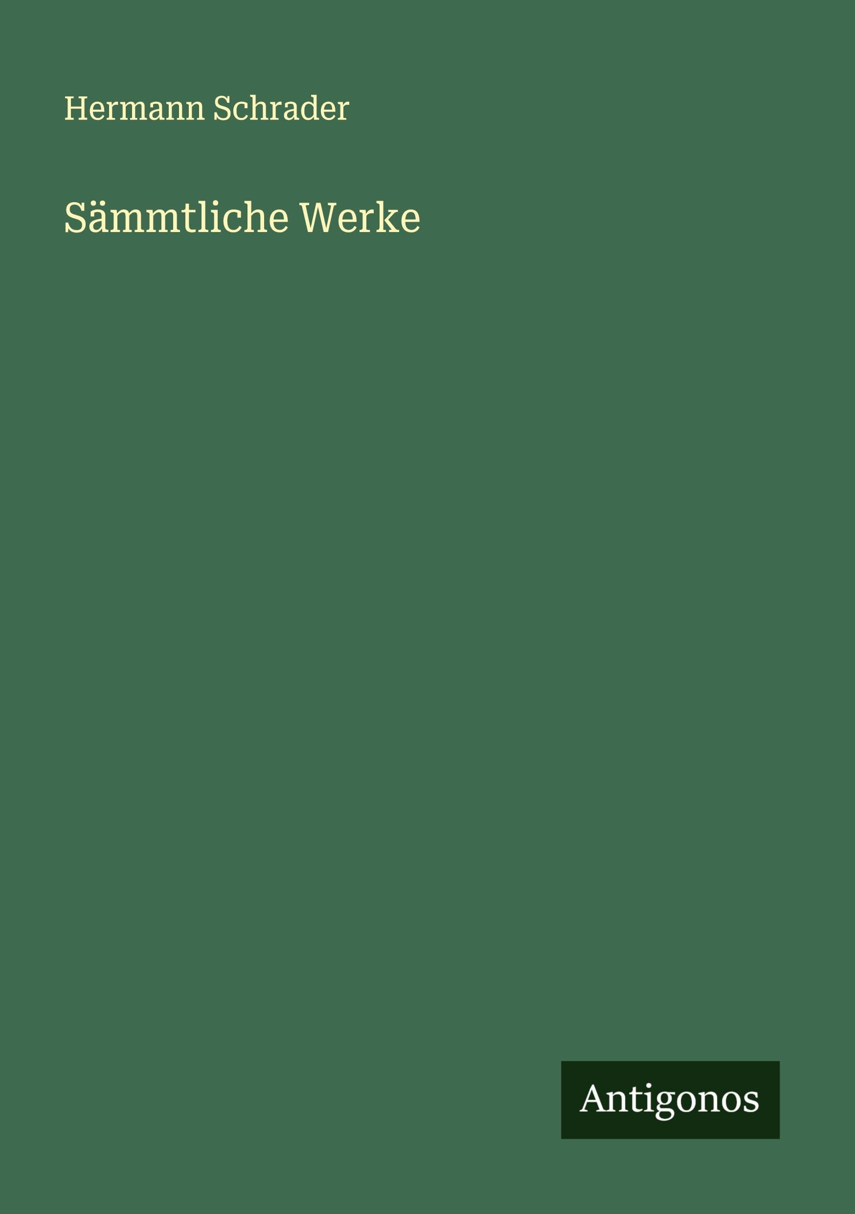 Sämmtliche Werke