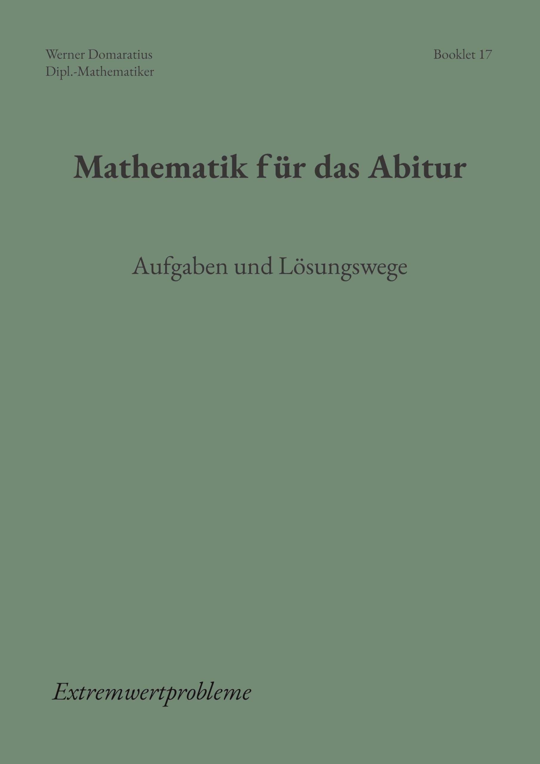Mathematik für das Abitur