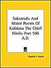 Sakuntala and Minor Poems of Kalidasa the Chief Hindu Poet 500 A.d.