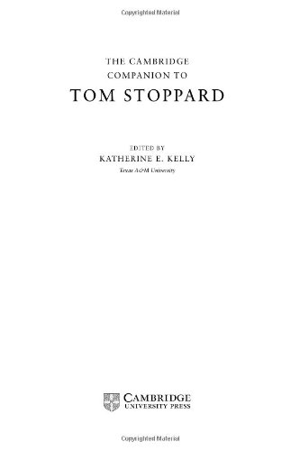 The Cambridge Companion to Tom Stoppard (Cambridge Companions to Literature)