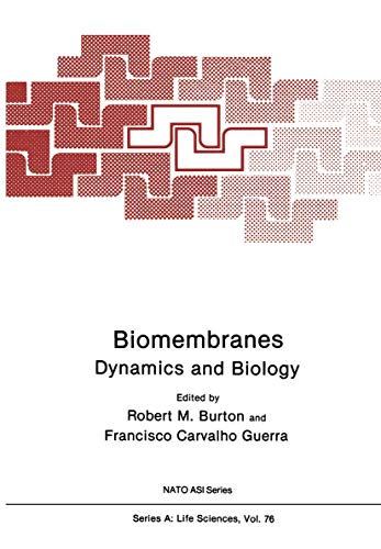 Biomembranes: Dynamics And Biology (Nato Science Series A: (Closed)) (Nato Science Series A:, 76, Band 76)