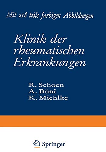 Klinik der rheumatischen Erkrankungen