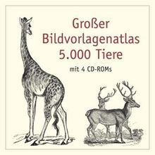 Grosser Bildvorlagenatlas 5000 Tiere + 4 CD ROMs von Pepin | Buch | Zustand gut