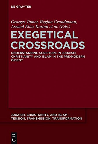 Exegetical Crossroads: Understanding Scripture in Judaism, Christianity and Islam in the Pre-Modern Orient (Judaism, Christianity, and Islam – Tension, Transmission, Transformation, Band 8)