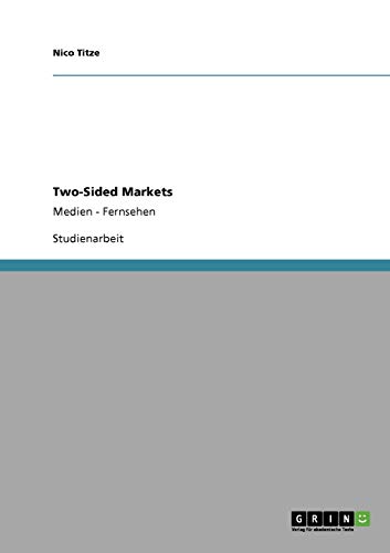 Two-Sided Markets: Medien - Fernsehen