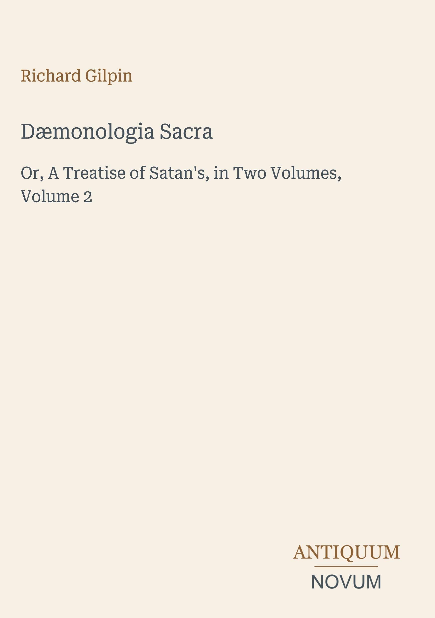 Dæmonologia Sacra