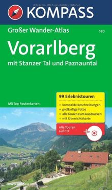 Vorarlberg: Großer Wanderatlas  mit 99 Touren mit Top-Routenkarten