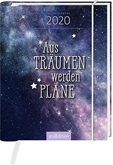 Buchkalender Aus Träumen werden Pläne 2020: Organisiert durchs Jahr 2020: Praktischer Timer für jede Handtasche