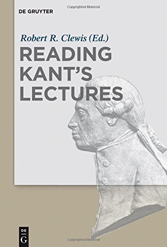 Reading Kant's Lectures
