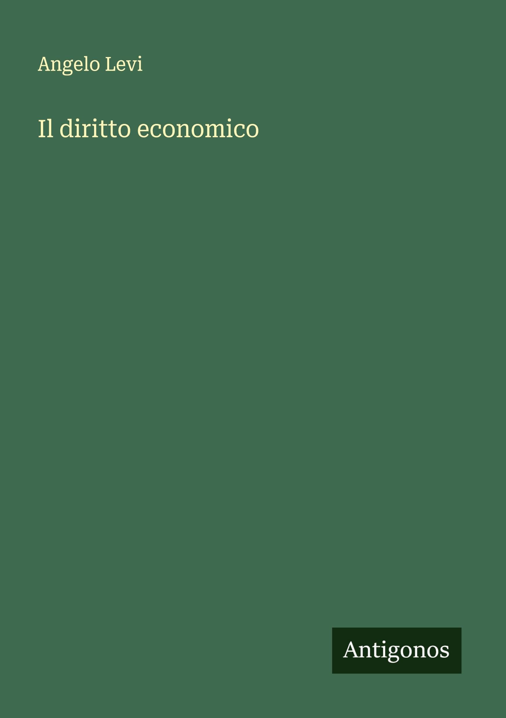 Il diritto economico