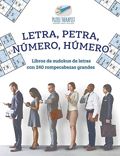 Letra, Petra, número, húmero | Libros de sudokus de letras con 240 rompecabezas grandes