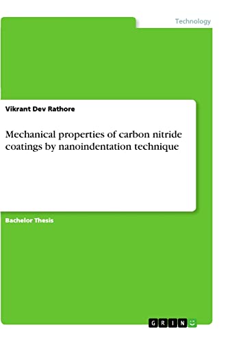 Mechanical properties of carbon nitride coatings by nanoindentation technique