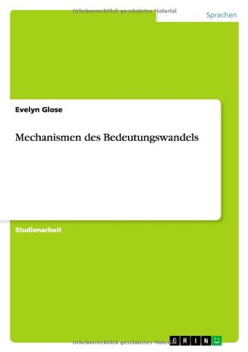 Mechanismen des Bedeutungswandels