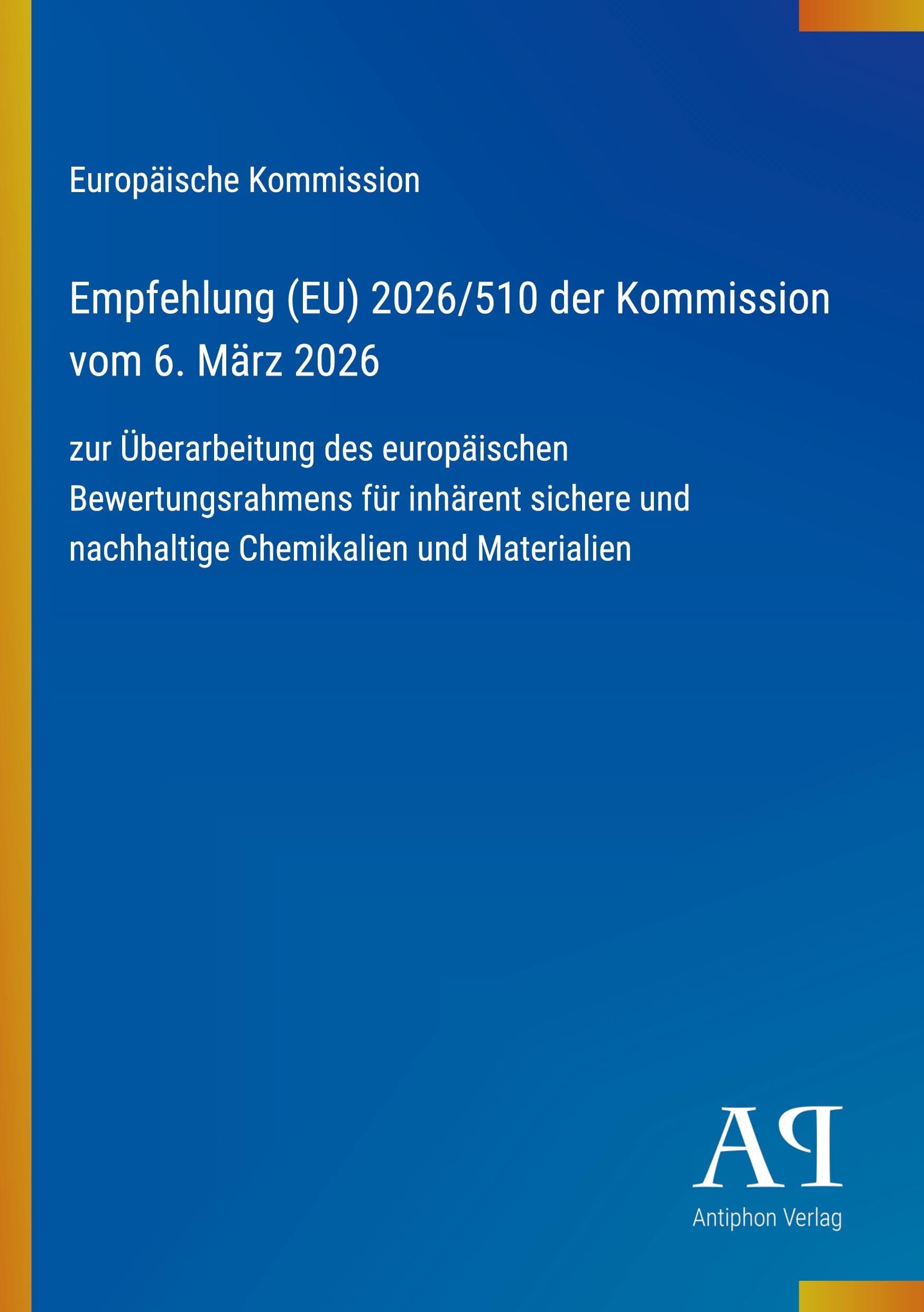 Empfehlung (EU) 2026/510 der Kommission vom 6. März 2026