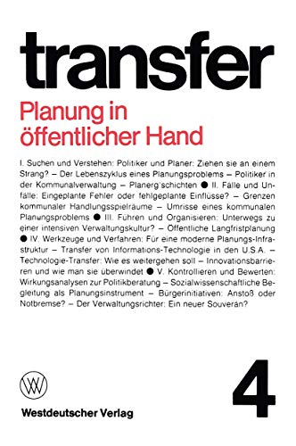 Planung in öffentlicher Hand (Transfer)