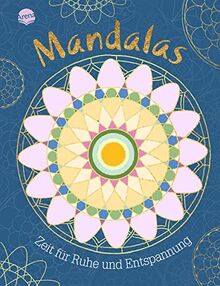 Mandalas – Zeit für Ruhe und Entspannung: 40 Mandalas zum Ausmalen und Entspannen für Kinder und Erwachsene (Mein dicker Mandala-Malblock)
