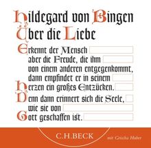 Über die Liebe: Hörbuch