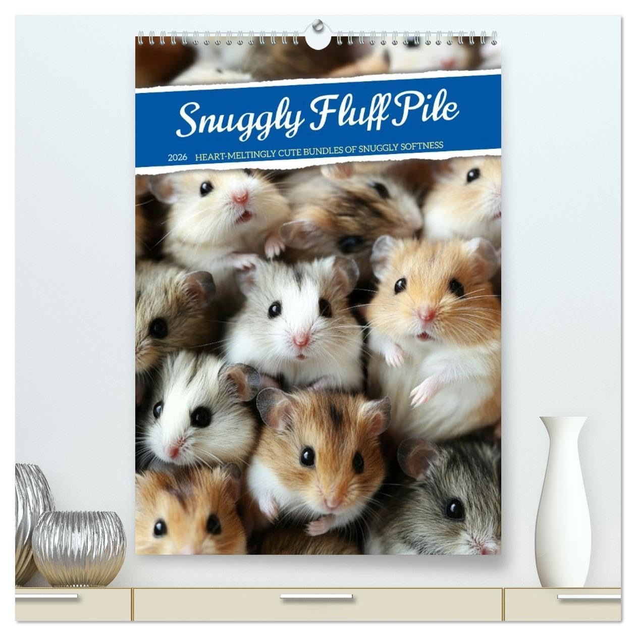 Snuggly Fluff Piles (High Quality Premium Wall Calendar 2026 DIN A2 portrait),CALVENDO 12 Month Wall Calendar: A heart-warming companion with the cutest cuddly creatures that you simply have to love