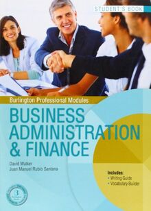 BUSINESS ADMINISTRATION FINANCE SB GS Burlington Books