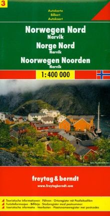 Freytag Berndt Autokarten, Blatt 3, Norwegen Nord - Narvik - Maßstab 1:400 000: Narvik No. 3 (Country Mapping S.)