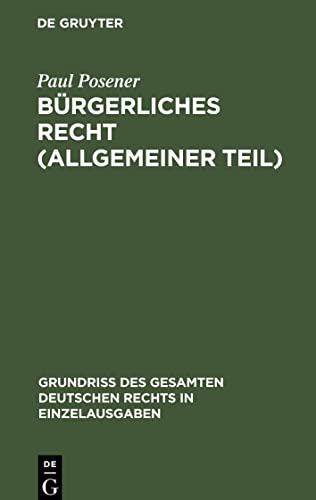 Bürgerliches Recht (Allgemeiner Teil)