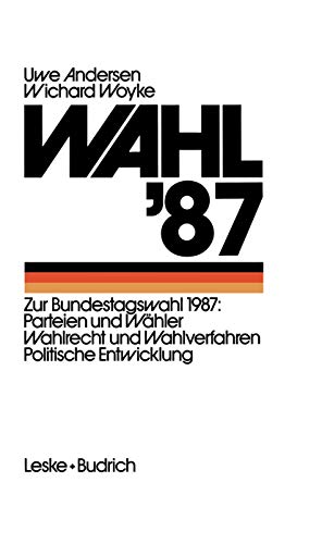 Wahl '87 (German Edition)