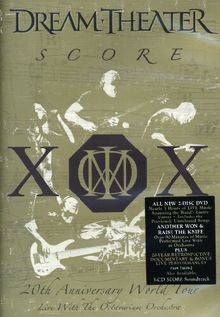 Dream Theater - Score: 20th Anniversary World Tour Live With The Octavarium Orchestra (2 DVDs) de Portnoy, Mike | DVD | état bon