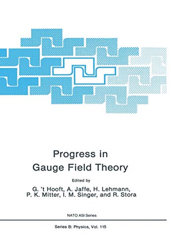 Progress in Gauge Field Theory (Nato Science Series B: (Closed)) (Nato Science Series B:, 115, Band 115)