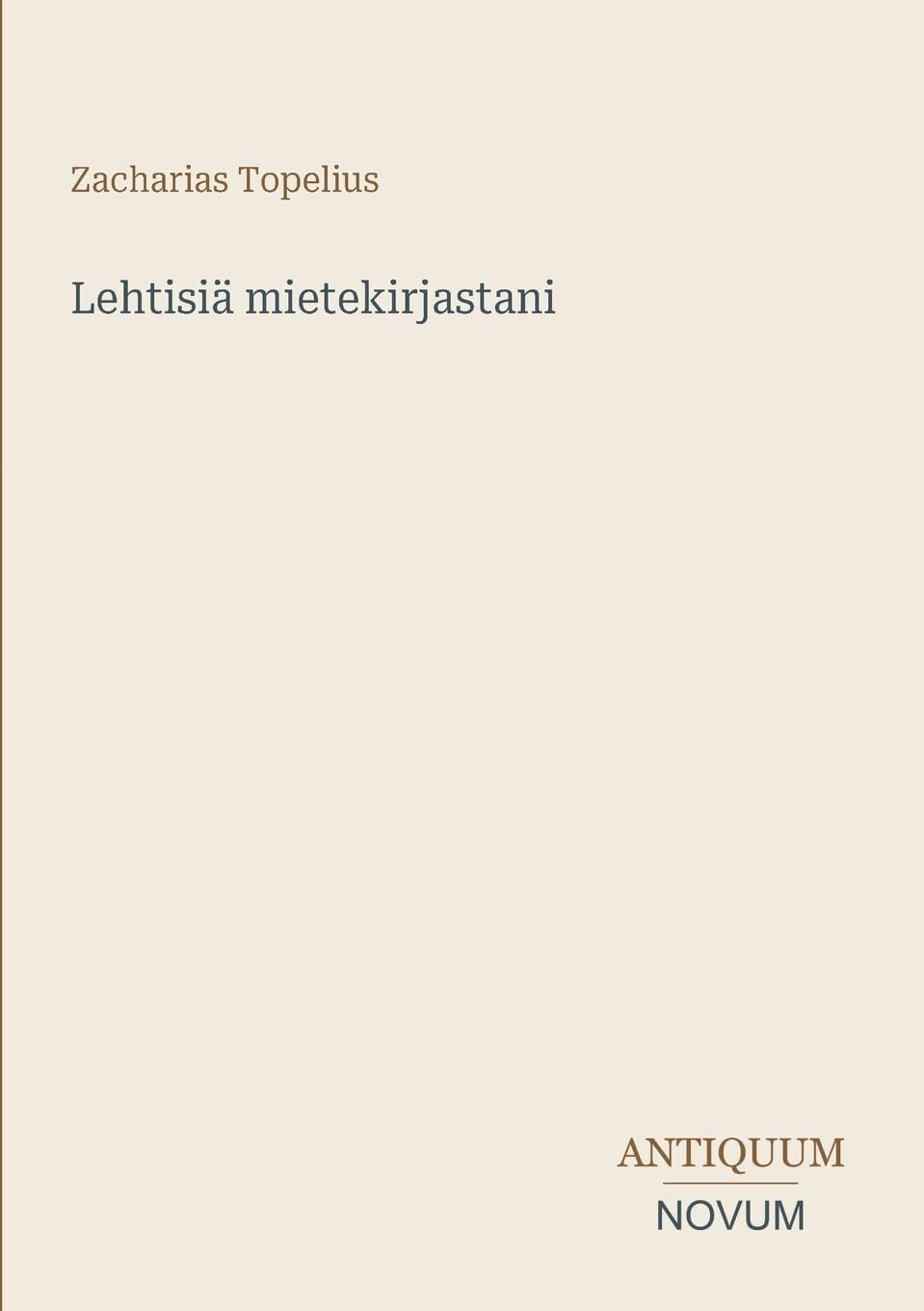 Lehtisiä mietekirjastani