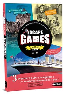 Escape games : anglais cycle 4, A2-B1