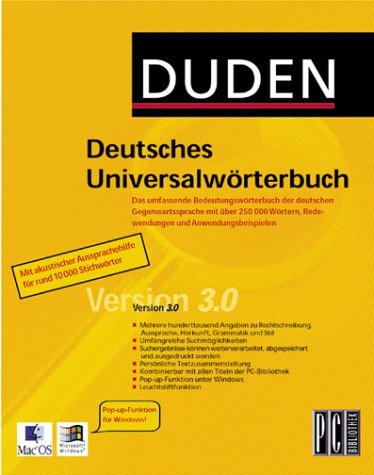 Duden - Deutsches Universalwörterbuch 3.0 von Langenscheidt - CD-ROM