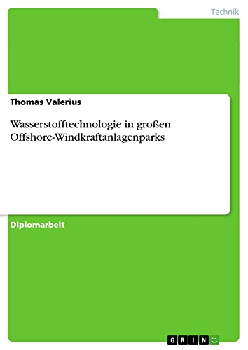 Wasserstofftechnologie in großen Offshore-Windkraftanlagenparks: Diplomarbeit