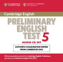 Cambridge Preliminary English Test 5 Audio CD Set (2 CDs) (Pet Practice Tests)