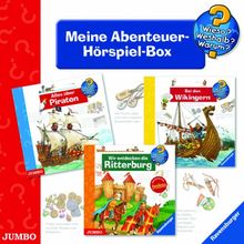 Meine Abenteuer-Box: Alles über Piraten / Wir entdecken die Ritterburg / Bei den Wikingern