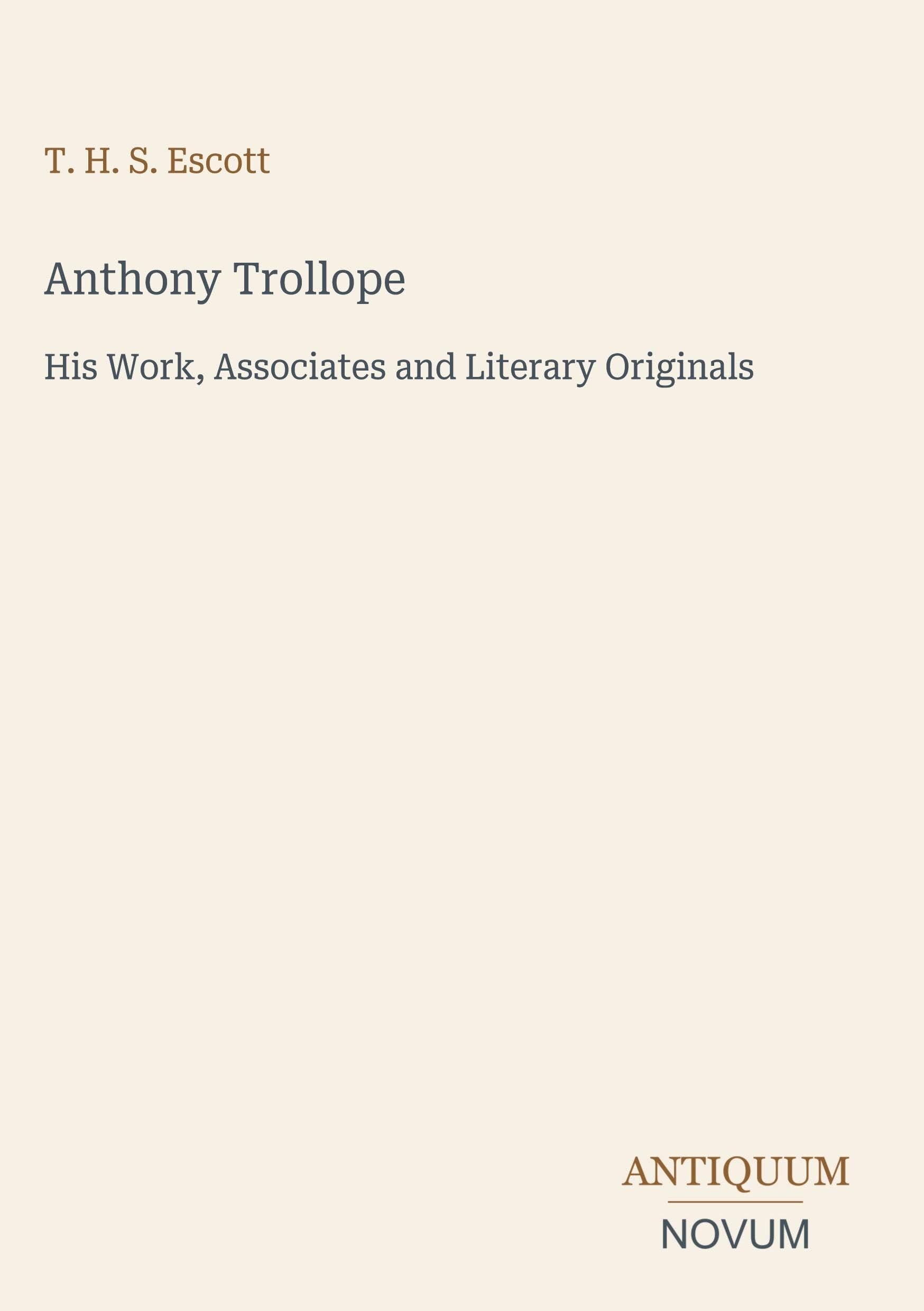Anthony Trollope