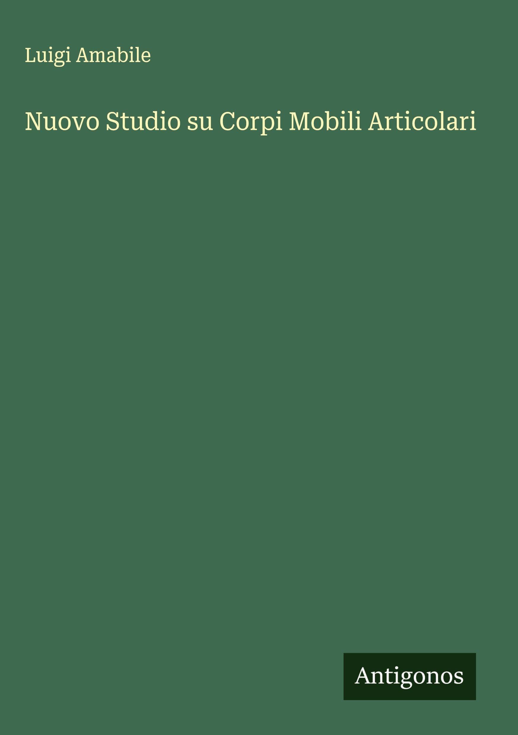 Nuovo Studio su Corpi Mobili Articolari