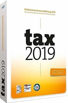 tax 2019 (DVD-Box): Einkommensteuererklärung 2018 für Arbeitnehmer, Rentner & Pensionäre