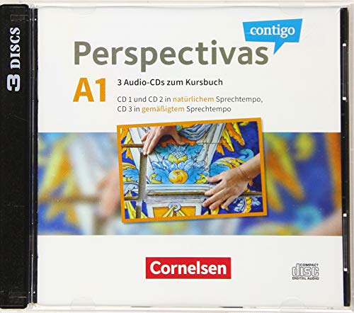 Perspectivas contigo - Spanisch für Erwachsene - A1 3 Audio-CDs - (Hörbuch)