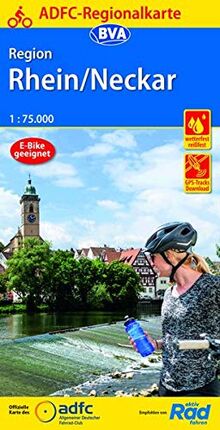ADFC-Regionalkarte Region Rhein/Neckar, 1:75.000, reiß- und wetterfest, GPS-Tracks Download (ADFC-Regionalkarte 1:75000)
