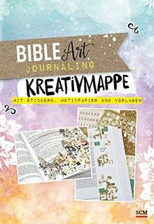 Bible Art Journaling. Kreativmappe mit Stickern, Motivpapier und Vorlagen