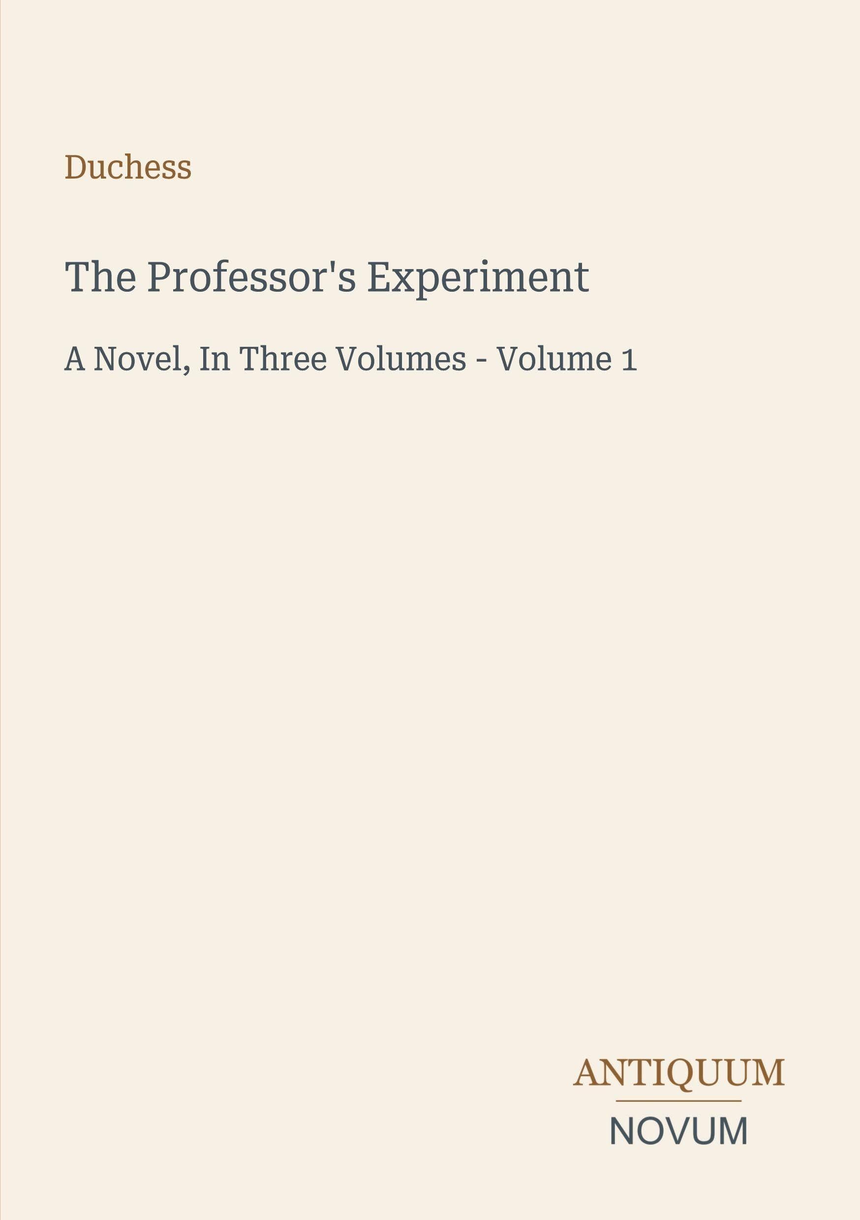 The Professor's Experiment
