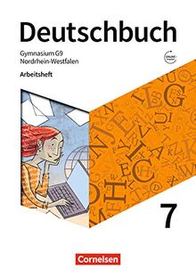 Deutschbuch Gymnasium - Nordrhein-Westfalen - Neue Ausgabe: 7. Schuljahr - Arbeitsheft mit Lösungen