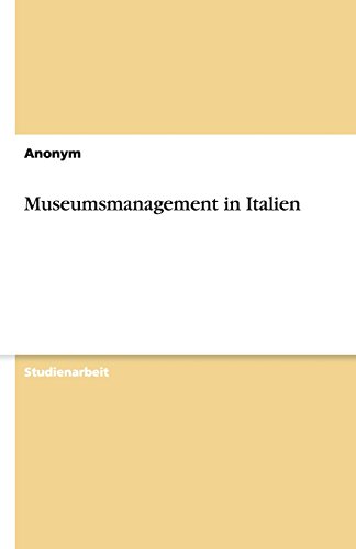 Museumsmanagement in Italien