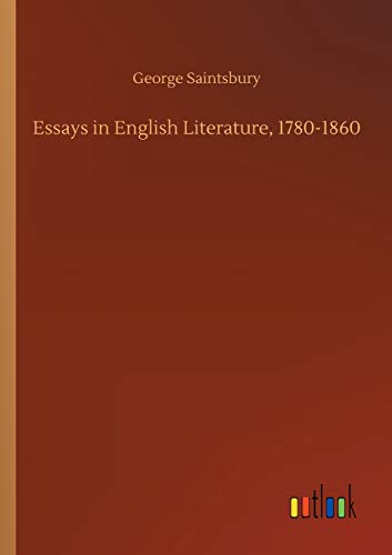 Essays in English Literature, 1780-1860