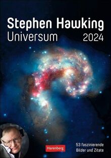 Stephen Hawking - Universum Wochenplaner 2024: 53 faszinierende Bilder und Zitate